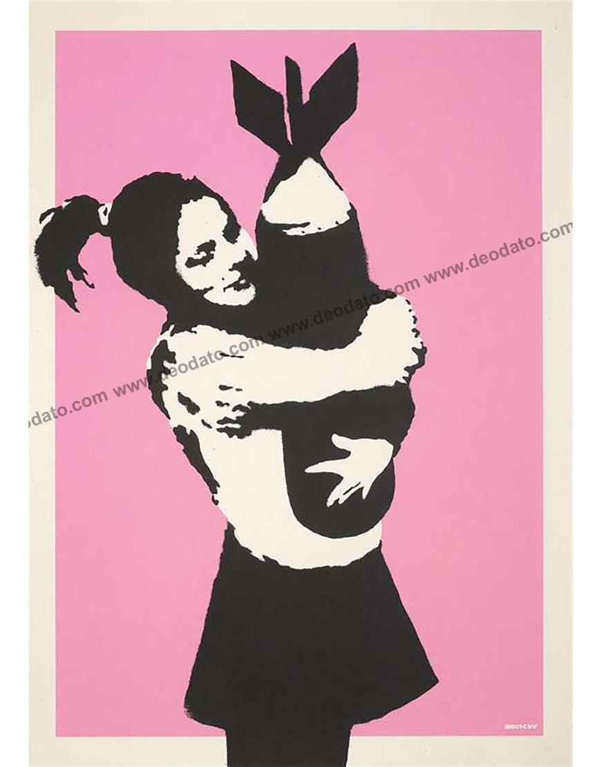 Banksy - Bomb Hugger - Unsigned - with Pest Control - 2003